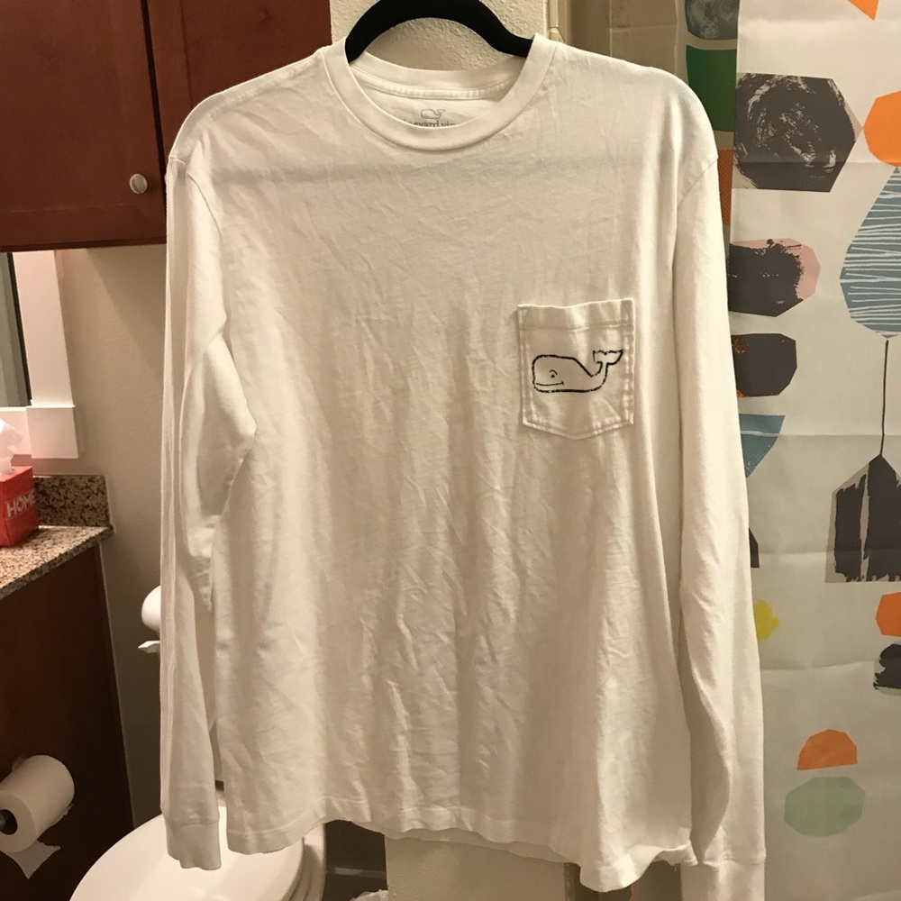 White Vineyard Vines Long sleeve shirt (Men’s S)
